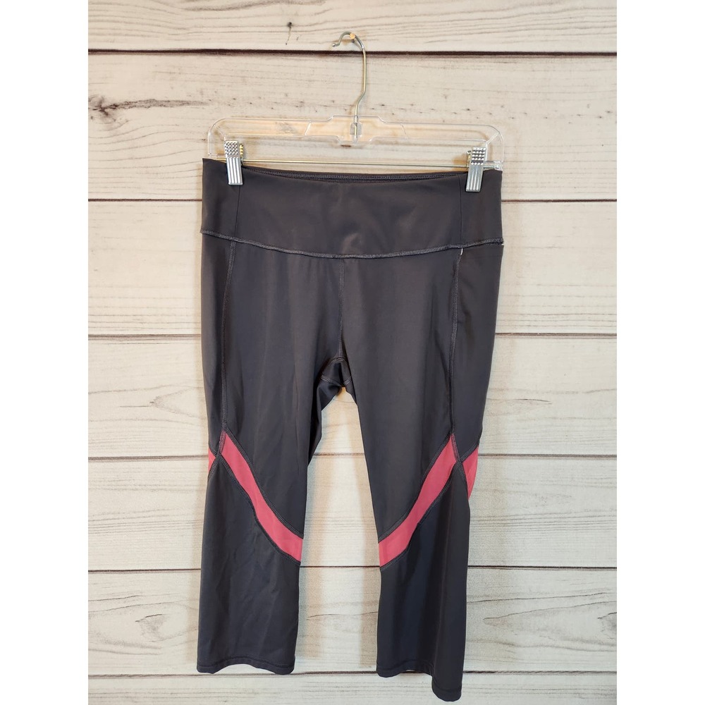 CALIA  By Carrie Underwood Womens Gray Low Rise Capri Crop Leggings Size‎ Medium